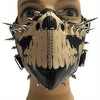 steampunk PU Leather Luminous Mask with adjustable strap