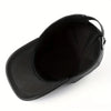 Genuine Leather Baseball Cap - Adjustable Fit, Breathable & Lightweight