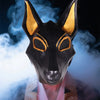 Latex Mask Black Light Beige - Golden Eye Frame Mesh
