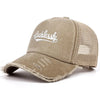 Adjustable Snapback Baseball Cap for Outdoor Sports, Breathable Mesh Back