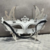 Luxurious Iron Alloy King Kong Mask with Rhinestones and Faux-Horns