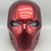 Resin Red & Blue Gradient Helmet Mask, Sci-Fi Warrior Design
