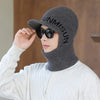 Beanie and Scarf Set, Fleece-Lined Warm Knit Hat with Ear Protection