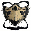 steampunk PU Leather Luminous Mask with adjustable strap