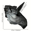 Steam Punk Unicorn Mask, Adjustable Horse Head Hood, Halloween Costume Accessory, Cosplay Prop