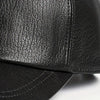 Genuine Leather Baseball Cap - Adjustable Fit, Breathable & Lightweight
