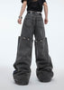 Detachable dragon retro jean