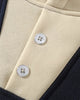 Color-Blocked Fleece-Lined Hoodie for Men