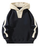 Color-Blocked Fleece-Lined Hoodie for Men