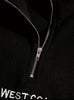 Mid-Collar 1/4 Zip Half-Open Cardigan Pullover Sweatshirt