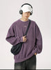 Casual Loose Fit Sweatshirt with "LATINOS" Embroidery