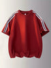 Summer Casual Color-Block Striped Short Sleeve T-Shirt