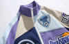 HEALESPROCE Men's Fashion Color-Block Bomber Jacket with Embroidery