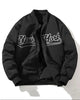 Men'S Casual 'NEW YORK' Letter Print Bomber Jacket