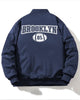 Men'S Casual 'NEW YORK' Letter Print Bomber Jacket