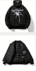 Insulated Bomber Jacket with Removable Hood