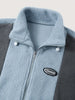 Men'S Fleece Jacket with Stand Collar, Casual Style