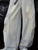 Men'S Casual Summer Loose Fit Ripped Pocket Jeans
