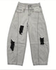 Men'S Casual Summer Loose Fit Ripped Pocket Jeans