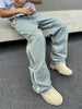 Men'S Street Style Loose Fit Denim Jeans