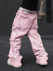 Men's Light Pink Denim Wide
