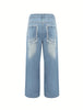 Men's Casual Washed Denim Jeans