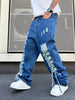 [Ripped Faux Denim Faux Denim] Heavyweight Ankle