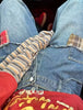 Men'S "Jazz" Design Washed Denim Pants