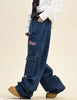 Men's Loose Fit Graphic Denim Jeans