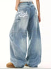 Denim Jeans Unisex Oversized Long Pants