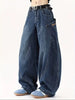 Men's Heavyweight Distressed Wash Straight-Leg Jeans