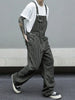 Men'S Casual Striped Overalls