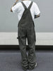Men'S Casual Striped Overalls