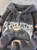 Zipper Front Kangaroo Pocket Hoodie