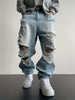 Men'S Fashion Distressed Denim Jeans