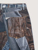 Unisex Vintage Patchwork Jeans
