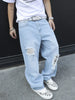 Jeans - Loose Fit, Non-Stretch Denim