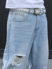 Jeans - Loose Fit, Non-Stretch Denim