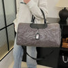 Men's Black PU Travel Bag