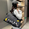 Large Capacity Cartoon Denim Travel Bag