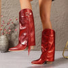 Women's Red Faux Cover Slip