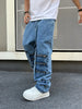Men'S Street Style Ankle-Length Denim Jeans