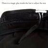 Genuine Leather Cap with Eagle & Star Embossed Design - Black Punk Style Flat Top Hat