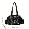 Vintage Gothic Style Tote Bag for Women