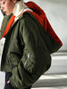 Women's Lightweight Casual Hooded Zip-Up Jacket