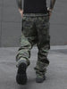 Men'S Loose-Fitting Camo Wide-Leg Jeans