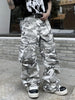 Men's Loose Fit Camo Cargo Pants with Multiple Pockets
