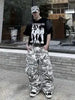 Men's Loose Fit Camo Cargo Pants with Multiple Pockets