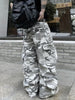 Men's Loose Fit Camo Cargo Pants with Multiple Pockets