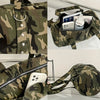 Stylish Camo Nylon Tote Bag for Women